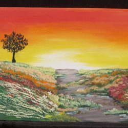 Sunset Path by George Lochli, Artist