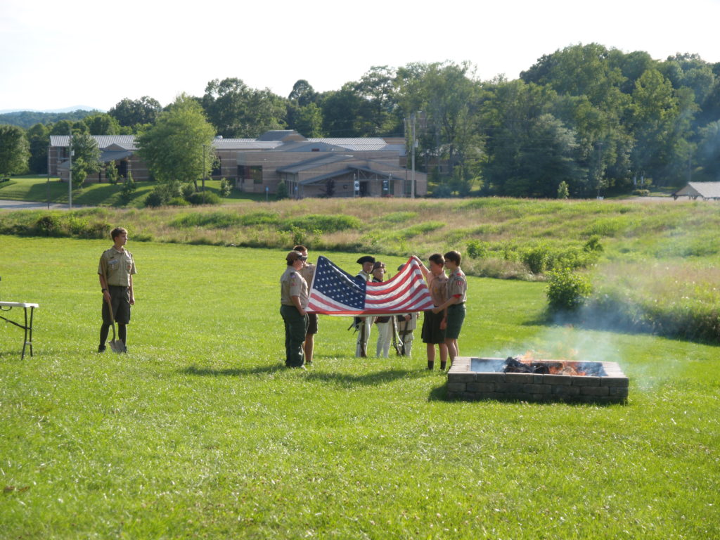 American Flag Drop Boxes