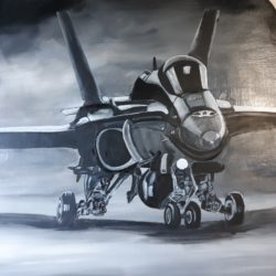 Aviation Art | F-18 Class C Fighter Jet